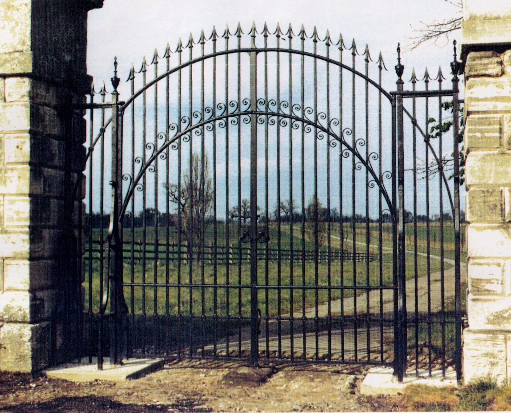 lord scarborough,sandbeck park restored gates